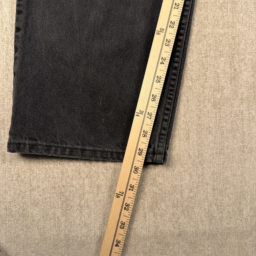 Levis 550 Jeans Mens‎ 38x30 Black Relaxed Fit Denim Distressed Modern Black wing
